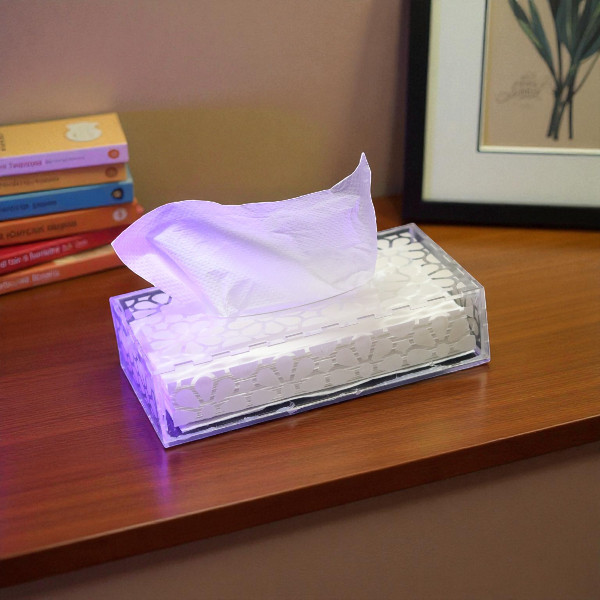 Transparent Acrylic Tissue Box Holder
