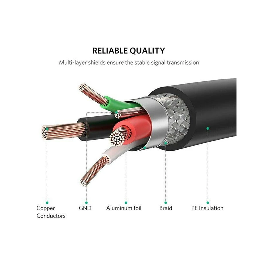 UGREEN US210 (10372) USB 3.0 Type-A to Type-B Printer Cable 2m Black