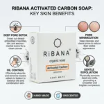 Ribana অ্যাক্টিভেটেড কার্বন সাবান 95g