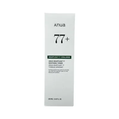 Anua Heartleaf 77+ হায়ালুরন সুদিং টোনার 250ml