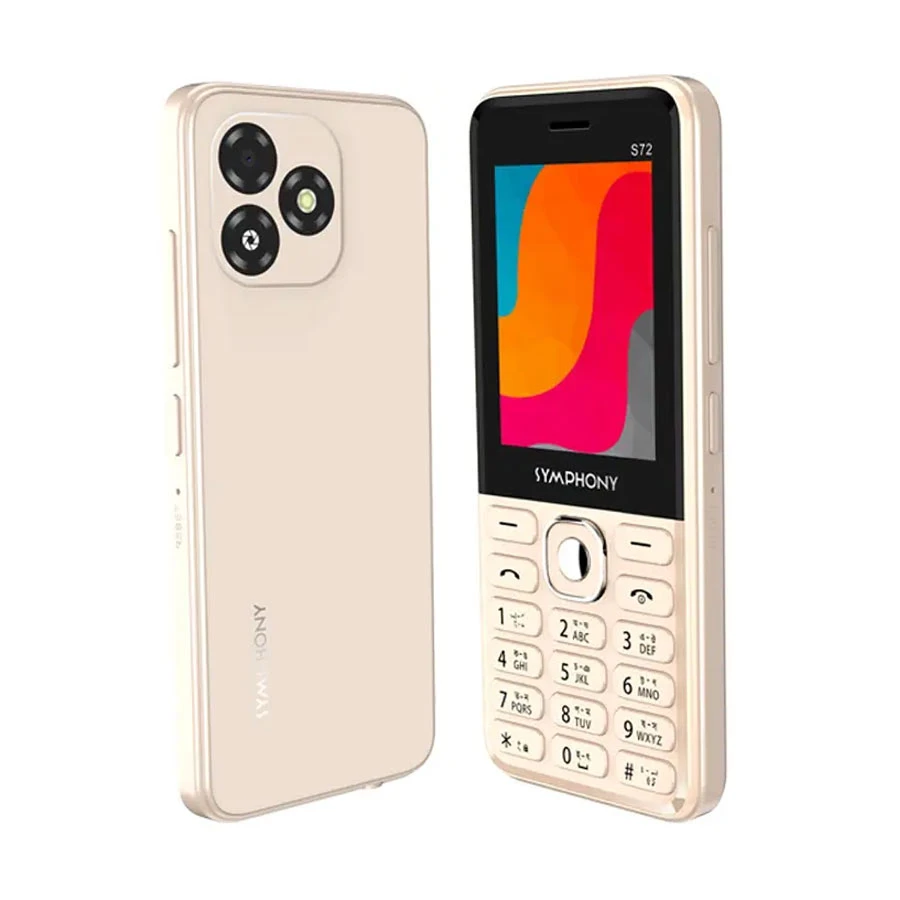 Symphony S72 Caramel Gold Dual SIM Feature Phone