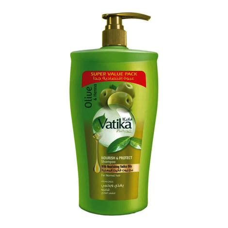 Vatika Naturals Olive & Henna Nourish & Protect Shampoo 1000ml (UAE)