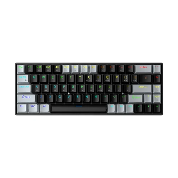 Aula F3268 Wired RGB Hot Swap (Red Switch) Gray and Black Mechanical Gaming Keyboard