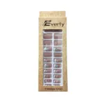 Everly ন্যাচারাল ফেক নেইল 24 পিস - H206