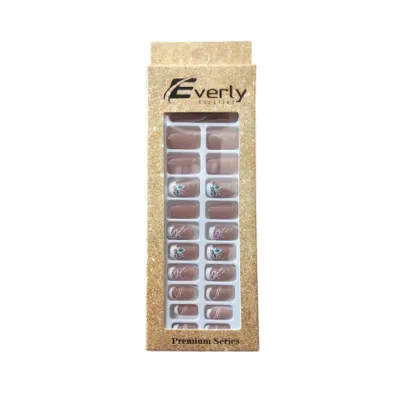Everly ন্যাচারাল ফেক নেইল 24 পিস - H206