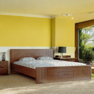 Bluebell Wooden Double Bed