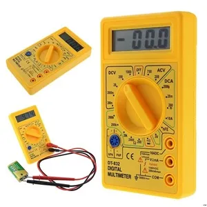 প্রফেশনাল DT830 ডিজিটাল মাল্টিমিটার, LCD DC ভোল্টমিটার অ্যামমিটার ওহম টেস্টার
