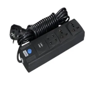 Maxline 6 ফুট (2 মিটার) 2 USB পোর্ট মাল্টিপ্লাগ