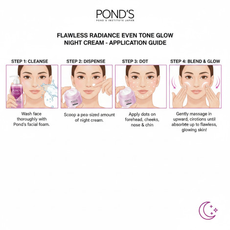 Pond's Flawless Radiance নাইট ক্রিম 50ml