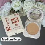 Everly Beauties Matte Touch কমপ্যাক্ট পাউডার - Medium Beige