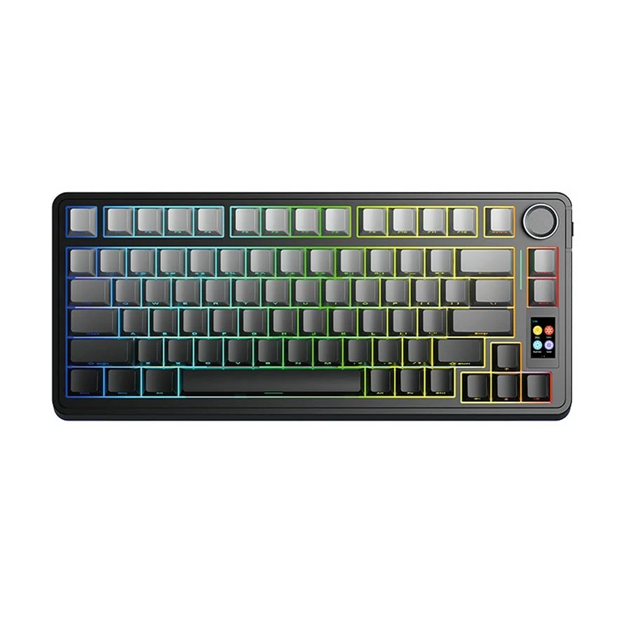 Aula S75 Pro Tri Mode RGB Hot Swap Mechanical Keyboard Gradient Gray