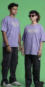 Men's Acid Wash Oversized Drop Shoulder Tee, 240+ GSM, 6 Colours