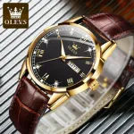 OLEVS 6896 সিম্পল ও মডার্ন হাতঘড়ি (কালো)