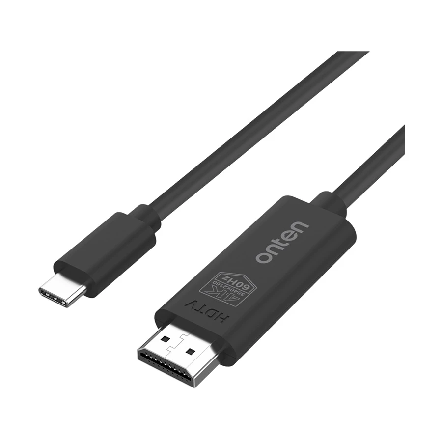 Onten OTN-UC501 USB-C to HDMI 4K 1.8 Meter Black Cable