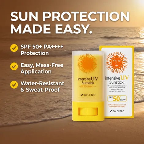 3W Clinic ইনটেনসিভ UV সান স্টিক SPF50+ PA++++ 20g