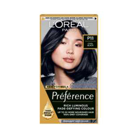 L'Oreal Preference হেয়ার কালার, শেড P11 Cool Black