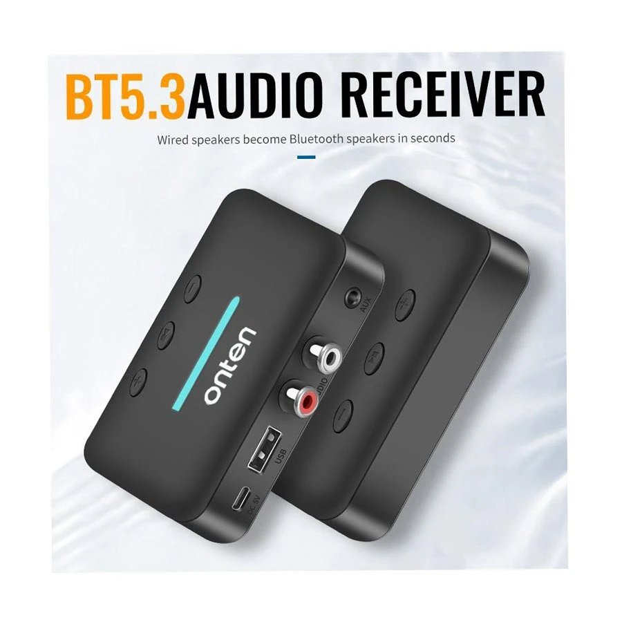 Onten OTN-BT105 Bluetooth 5.3 Audio Receiver Black