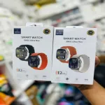 WiWU SW01 Ultra Max ব্লুটুথ কলিং স্মার্ট ওয়াচ, বড় স্ক্রিন + 2টি স্ট্র্যাপ (কালো)
