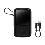 Baseus Qpow Pro PPQD060001 10000mAh 20W Lightning ও Type-C পাওয়ার ব্যাংক (কালো)
