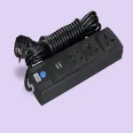 Maxline ML-212 মাল্টিপ্লাগ 2 USB পোর্টসহ, 6 ফুট (2M) ক্যাবল