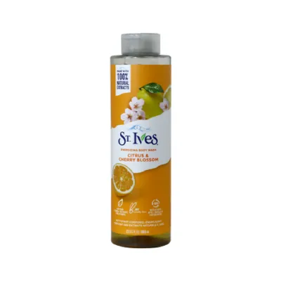 St. Ives সাইট্রাস ও চেরি ব্লসম এনার্জাইজিং বডি ওয়াশ 650ml