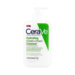 CeraVe Hydrating ক্রিম টু ফোম ক্লেনজার, নরমাল থেকে ড্রাই ত্বকের জন্য 473ml