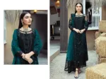 Women's Readymade Georgette Three Piece with Embroidery, Body 43 Inch