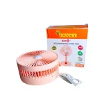 Joykaly YG-737 রিচার্জেবল টেবিল ফ্যান LED লাইটসহ
