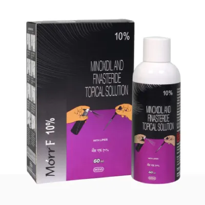 Morr F 10% Minoxidil ও Finasteride টপিক্যাল সলিউশন 60ml