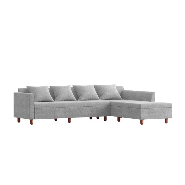 Regal IMPERIAL কাঠের 5 সিটার L শেপ সোফা SDC-355-3-1-20 (ফ্যাব্রিক 2123)