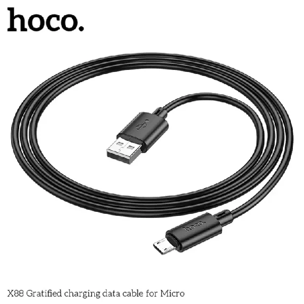 Hoco X88 Gratified চার্জিং ডেটা কেবল (Micro)