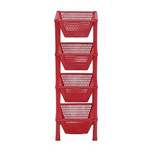 Vegetable Rack 4 Step - Red