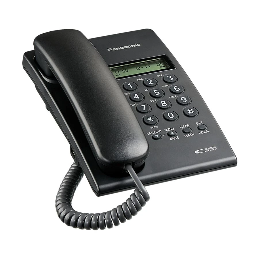 Panasonic KX-TSC60SX Corded Black Phone Set
