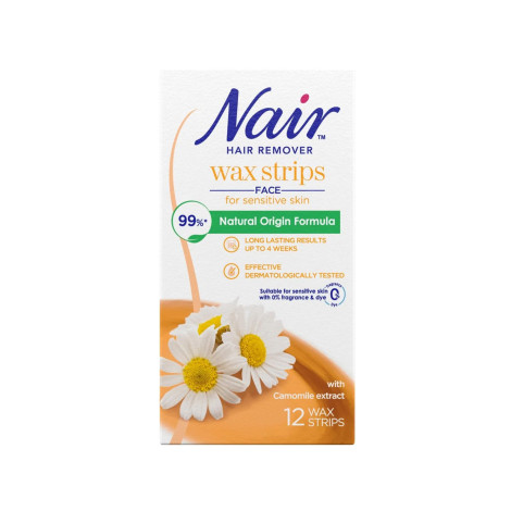 Nair Hair Removal Facial 16Wax Strips (Spain)