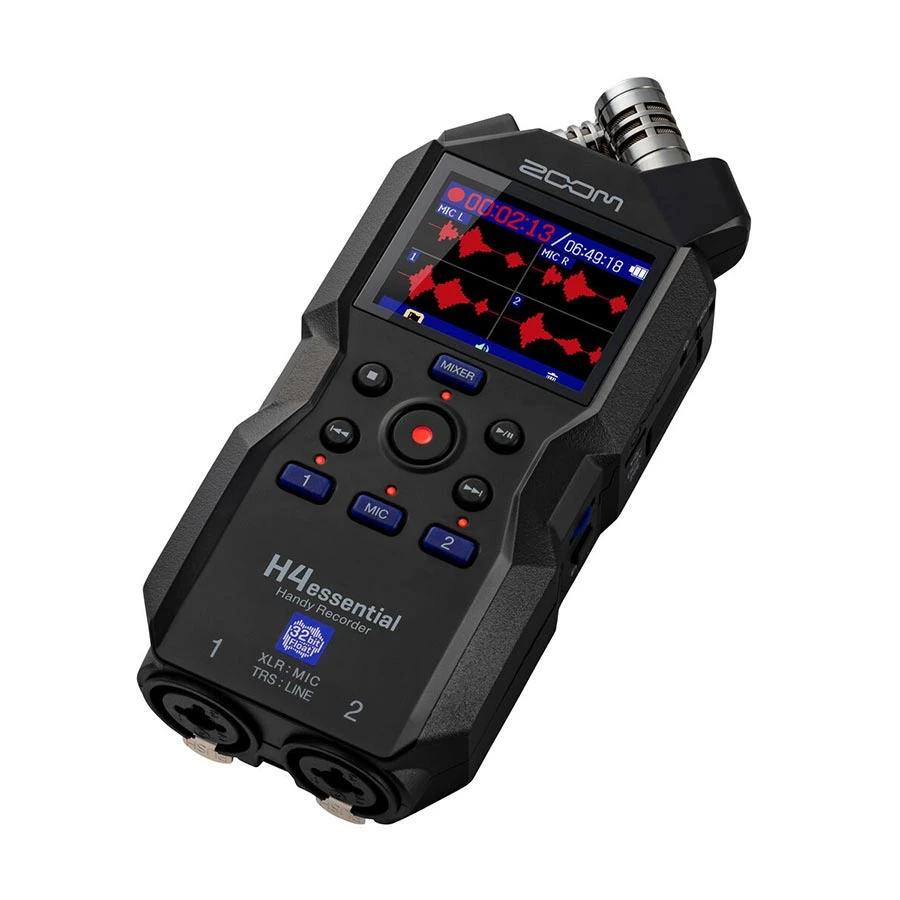 Zoom H4essential 4-Track 32-Bit Float Portable Audio Recorder