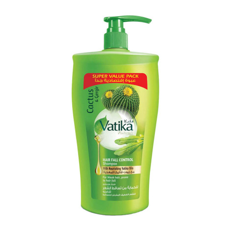 Vatika Naturals Cactus & Gergir Hair Fall Control Shampoo 1000ml (Saudi Arabia)