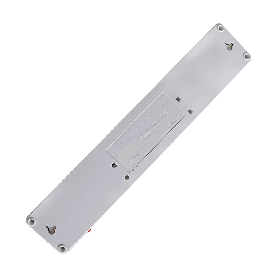 Many MTS-154 2 Pin 5 Port Power Strip 5 Meter White