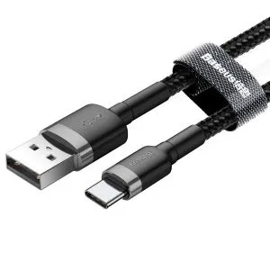 Baseus Cafule নাইলন ব্রেইডেড USB Type-C ক্যাবল