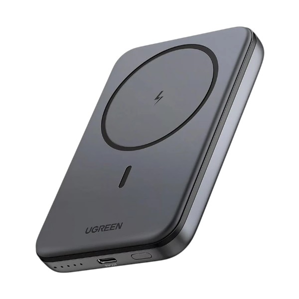 Ugreen PB561 10000mAh Space Gray 20W Qi সার্টিফায়েড ম্যাগনেটিক ওয়্যারলেস চার্জিং পাওয়ার ব্যাংক