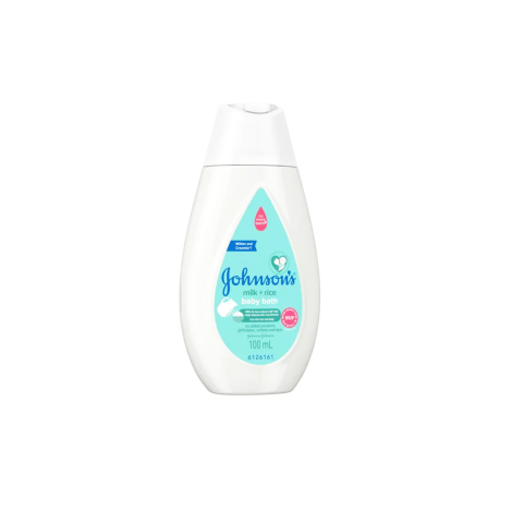 Johnson's Milk+Rice Hair & Body Baby Bath 100ml (Malaysia)