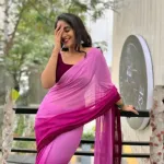 প্রিমিয়াম রেইনবো জর্জেট শাড়ি