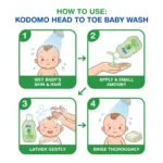 Kodomo Baby Organic হেড টু টো ওয়াশ 100ml