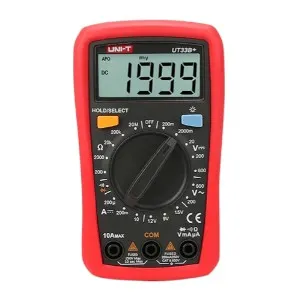 UNI-T UT33B+ ডিজিটাল মাল্টিমিটার (পাম সাইজ)