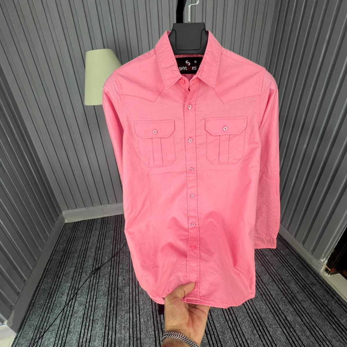 Premium Lap Seam Double Pocket Shirt