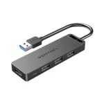 Vention CHLBD 4-পোর্ট USB 3.0 হাব, পাওয়ার সাপ্লাইসহ