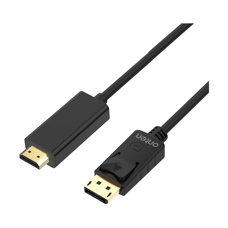Onten OTN-DP302 DisplayPort Male to HDMI Male 1.8 Meter Cable Black