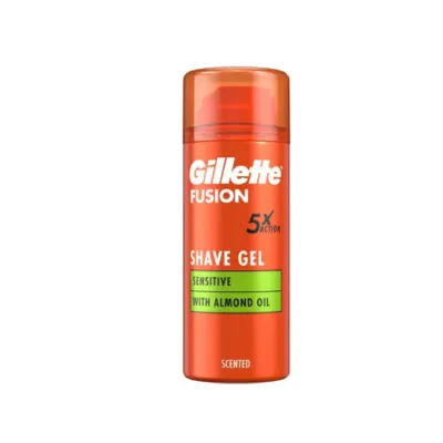 Gillette Fusion 5 Sensitive আমন্ড অয়েলযুক্ত শেভিং জেল 75ml