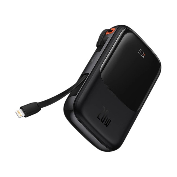 Baseus Qpow Pro PPQD060001 10000mAh 20W Lightning ও Type-C পাওয়ার ব্যাংক (কালো)