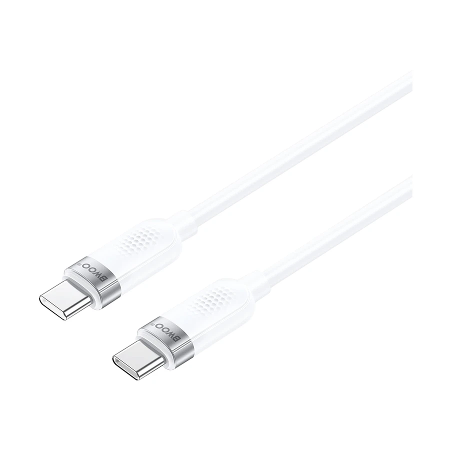 Bwoo BO-X315C-C 65W USB-C to USB-C Charging and Data Cable 1m White