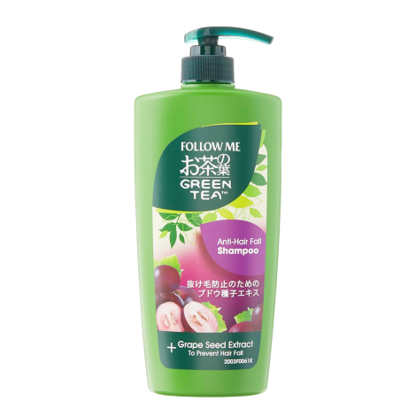 Follow Me Green Tea Grape Seed অ্যান্টি হেয়ার ফল শ্যাম্পু 650ml